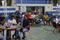 foto kapolres sumbawa lagi resmikan dojang RBC taekwondo