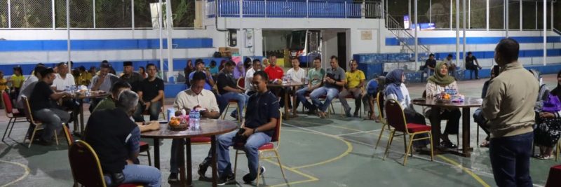 foto kapolres sumbawa lagi resmikan dojang RBC taekwondo