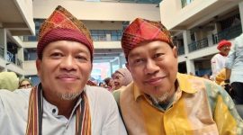 Foto Calon PJ Walikota Kota Bima Dr. Muhammad Sumitro SH.MAP Kepala Arsip Nasional Republik Indonesia ( ANRI ) Bersama Mantan  PJ Wali Kota Bima Ir.H.Mohammad Rum 