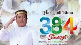 foto Mantan DUBES Turki Lalu Muhamad IQBAL Hadir HUT Bima  Ke - 384 