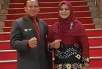 Foto Calon PJ Wali kota Bima Dr.Muhammad Sumitro SH.MAP Kepala Arsip Nasional Republik Indinesia ( ANRI ) Dan Istri